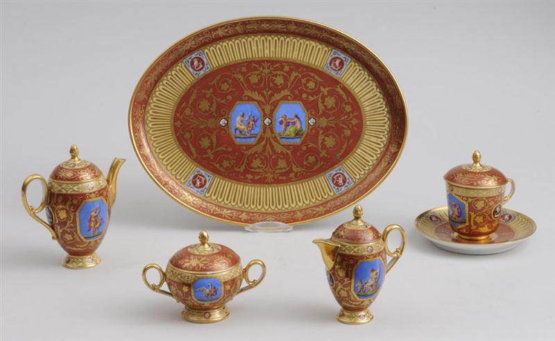 VIENNA PORCELAIN FIVE-PIECE