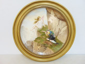 VIENNA PORCELAIN PAINTED FRAME