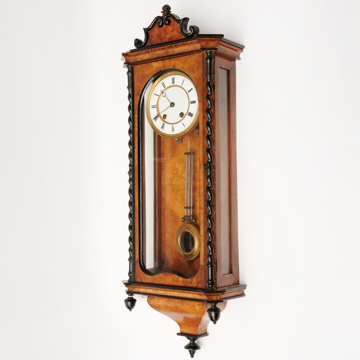 VIENNA REGULATOR BURL MAPLE WALL