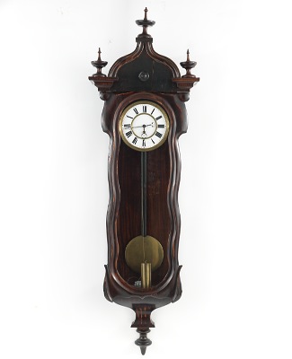 Vienna Regulator ca 1850-70 Glass