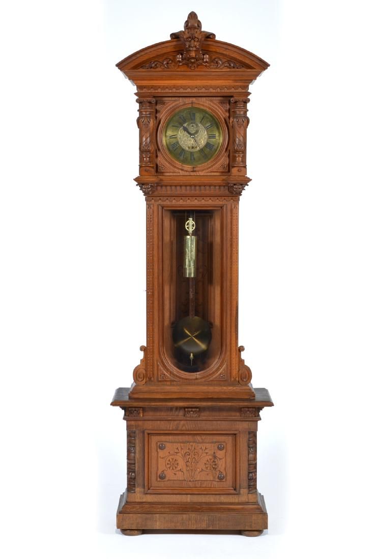 VIENNA REGULATOR OAK CASED TALL