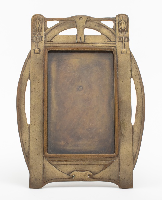 VIENNA SECESSION PEWTER FRAME,