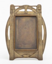 VIENNA SECESSION PEWTER FRAME,