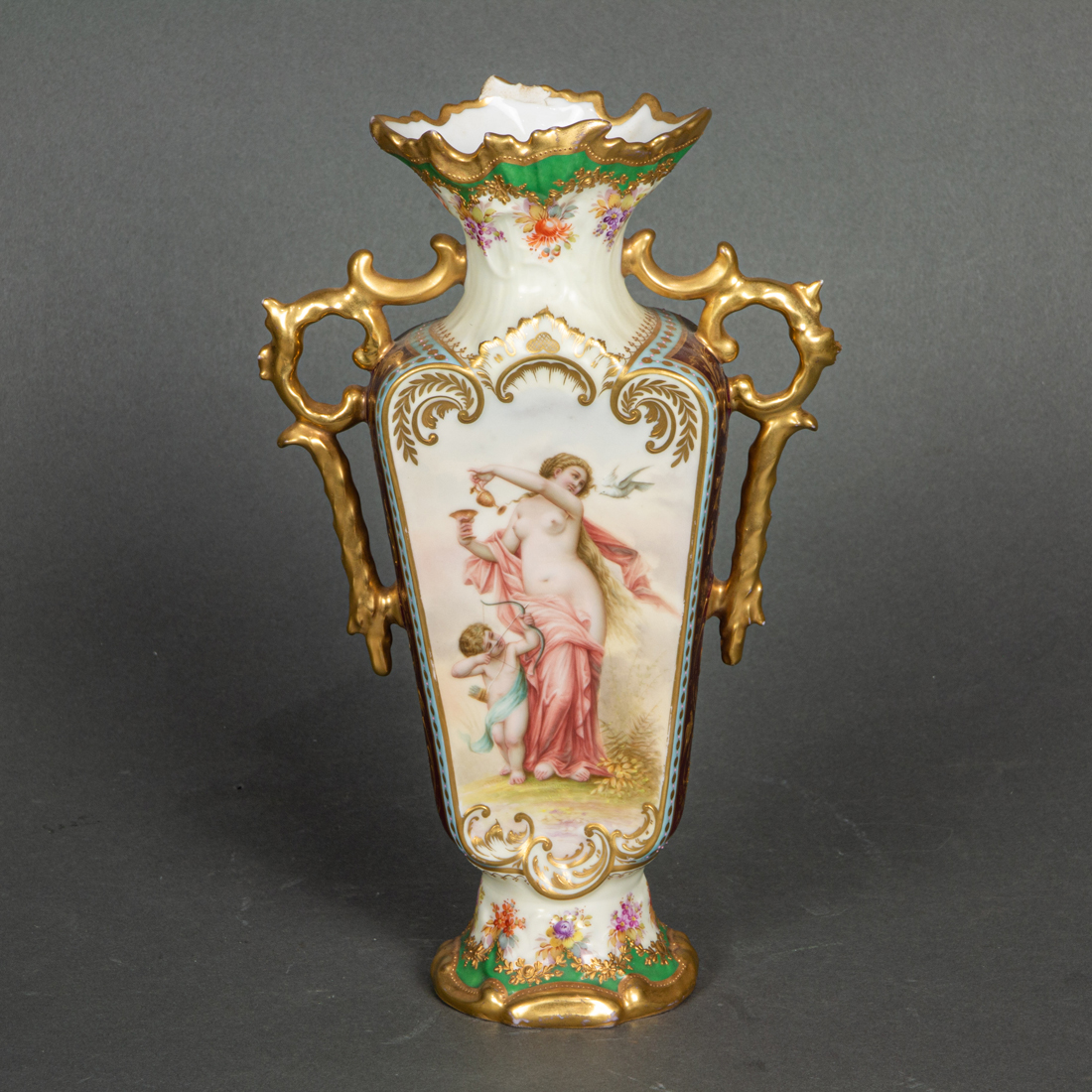 VIENNA STYLE PORCELAIN CABINET