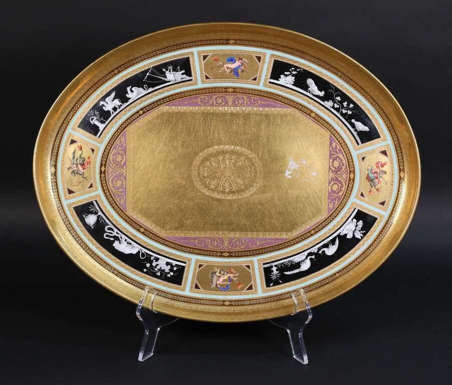 VIENNA STYLE PORCELAIN PLATTERRoyal