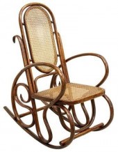 VIENNESE BENTWOOD CANE ROCKING