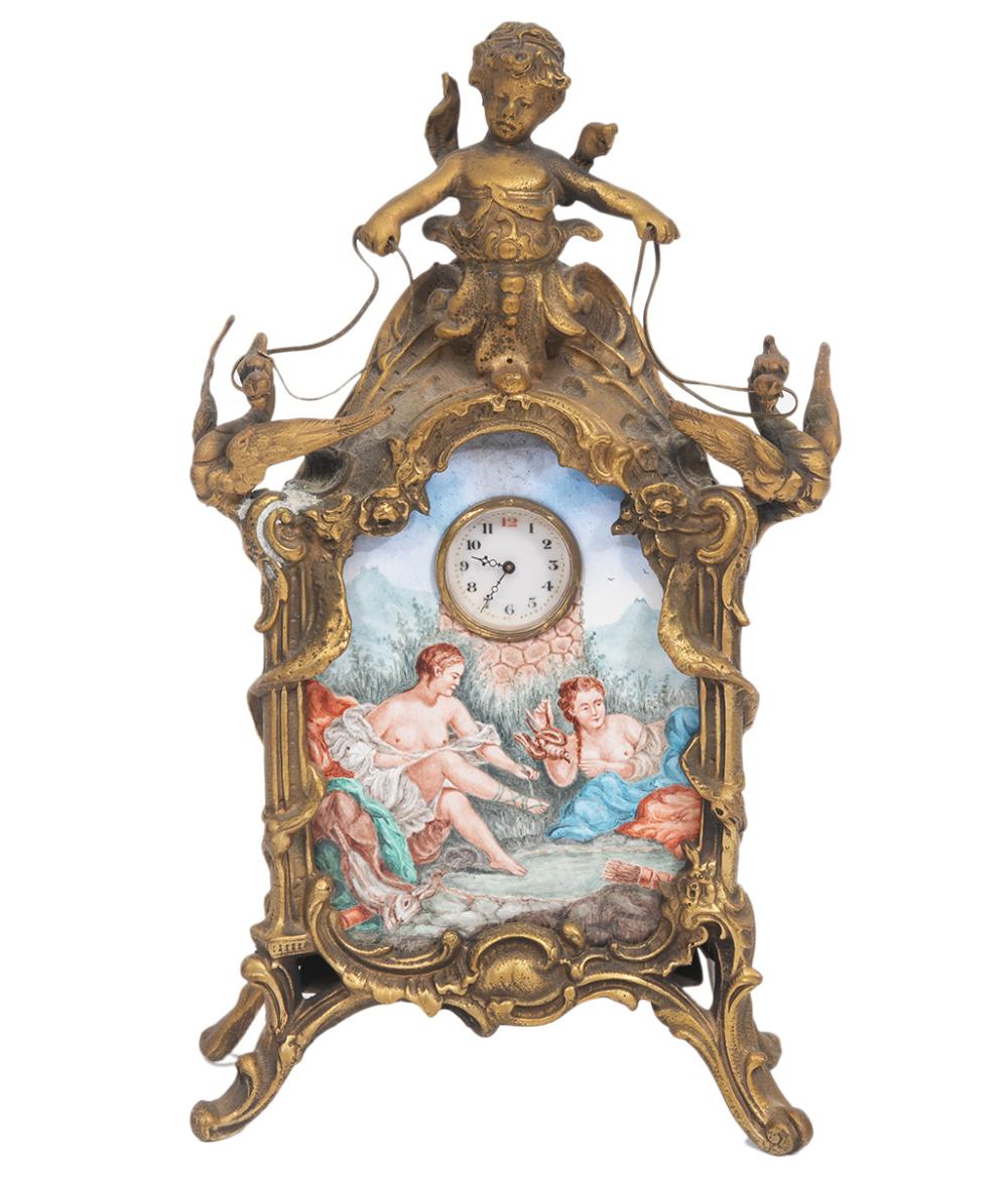 VIENNESE BRONZE & ENAMEL EROTICA