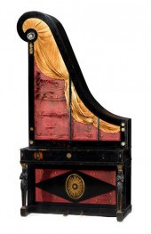 Viennese ebonized and parcel-g