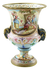 VIENNESE ENAMEL AND SILVER MIN