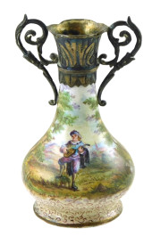 VIENNESE ENAMEL AND SILVER MIN