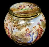 VIENNESE ENAMEL AND SILVER SMA