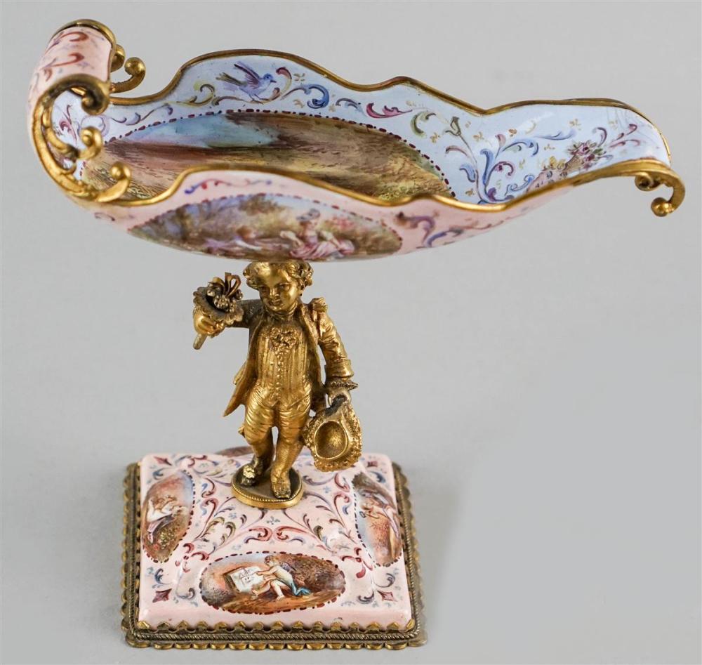 VIENNESE ENAMEL ON SILVER-GILT