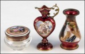 VIENNESE ENAMELED EWER. Togeth