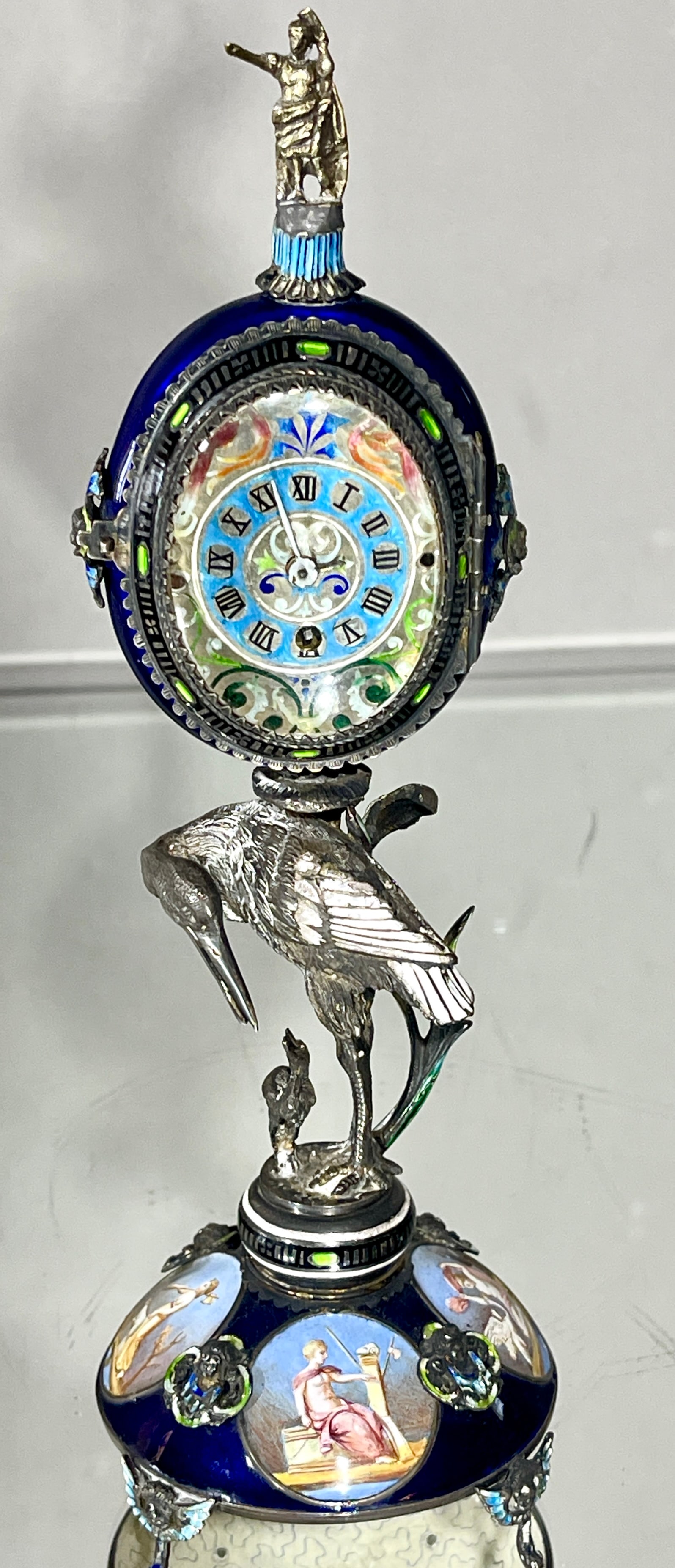 VIENNESE ENAMELED & SILVER