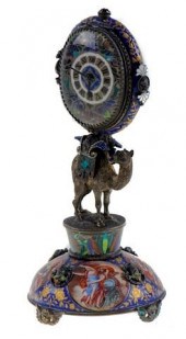 VIENNESE GILT-METAL CAMEL FORM