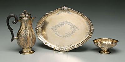 Viennese gilt silver: coffeepot
