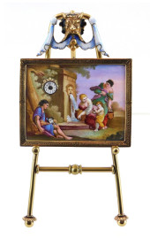 VIENNESE MINIATURE ENAMEL PANE