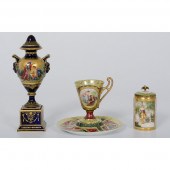 Viennese Painted Porcelain Tab