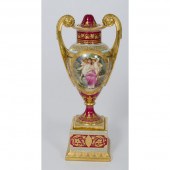 Viennese Porcelain Urn Viennes