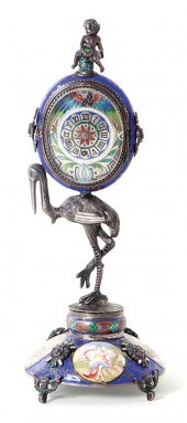Viennese silver-gilt and ename