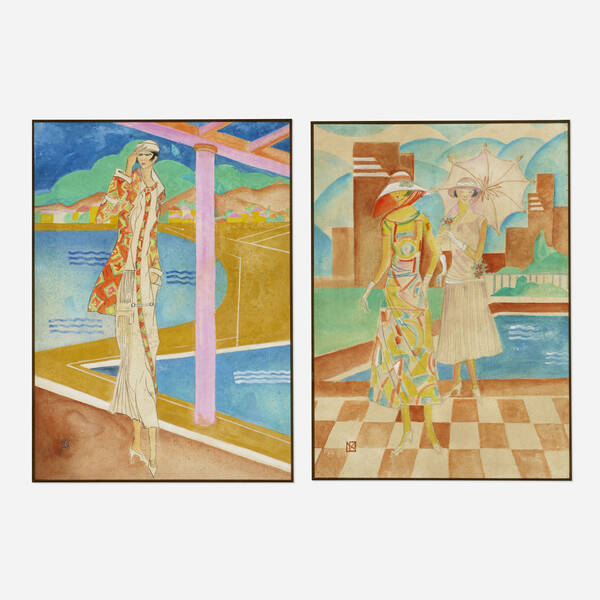 Viennese. Untitled (two works).