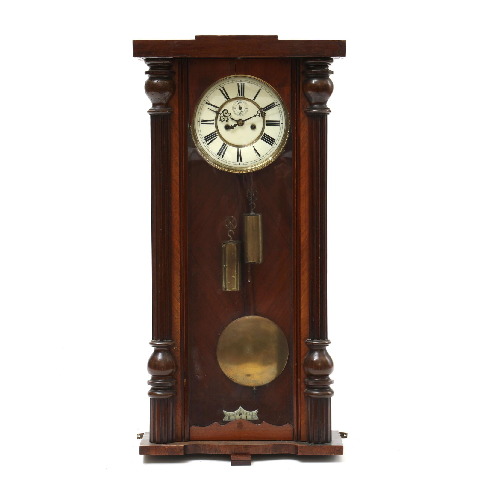 VIENNESE WALNUT REGULATOR WALL