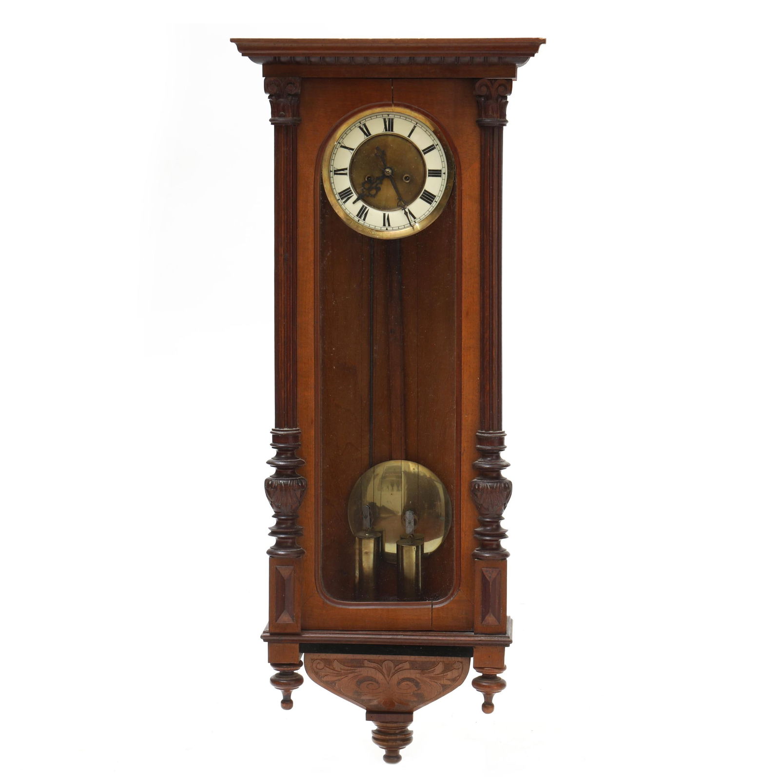 VIENNESE WALNUT REGULATOR WALL