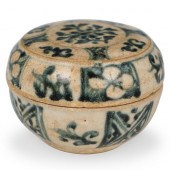 VIETNAMESE BLUE CERAMIC COSMET