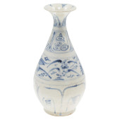 VIETNAMESE CERAMIC VASE, HOI A