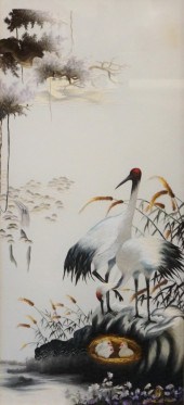 VIETNAMESE SILK EMBROIDERED PA