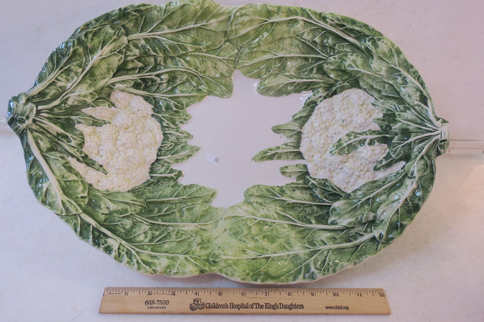 VIETRI ITALY LARGE CAULIFLOWER