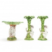 VIETRI MONKEY AND PALM TABLE A