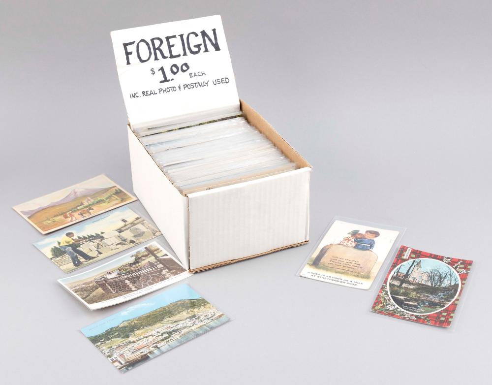 (VIEW) FOREIGN: BOXED LOT OF