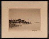 VIEW OF A PIER LATE 19TH CENTU