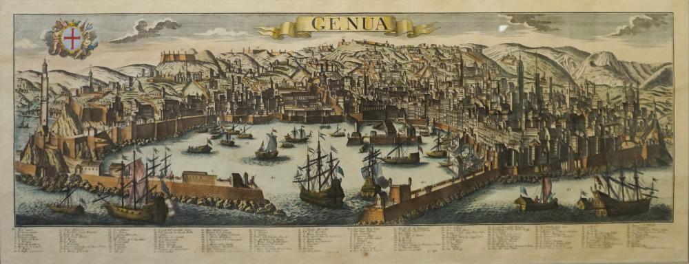 VIEW OF GENUA, COLOR