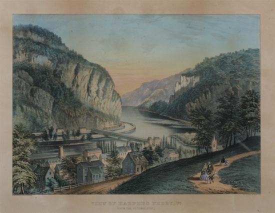 VIEW OF HARPER'S FERRY VA (FROM THE