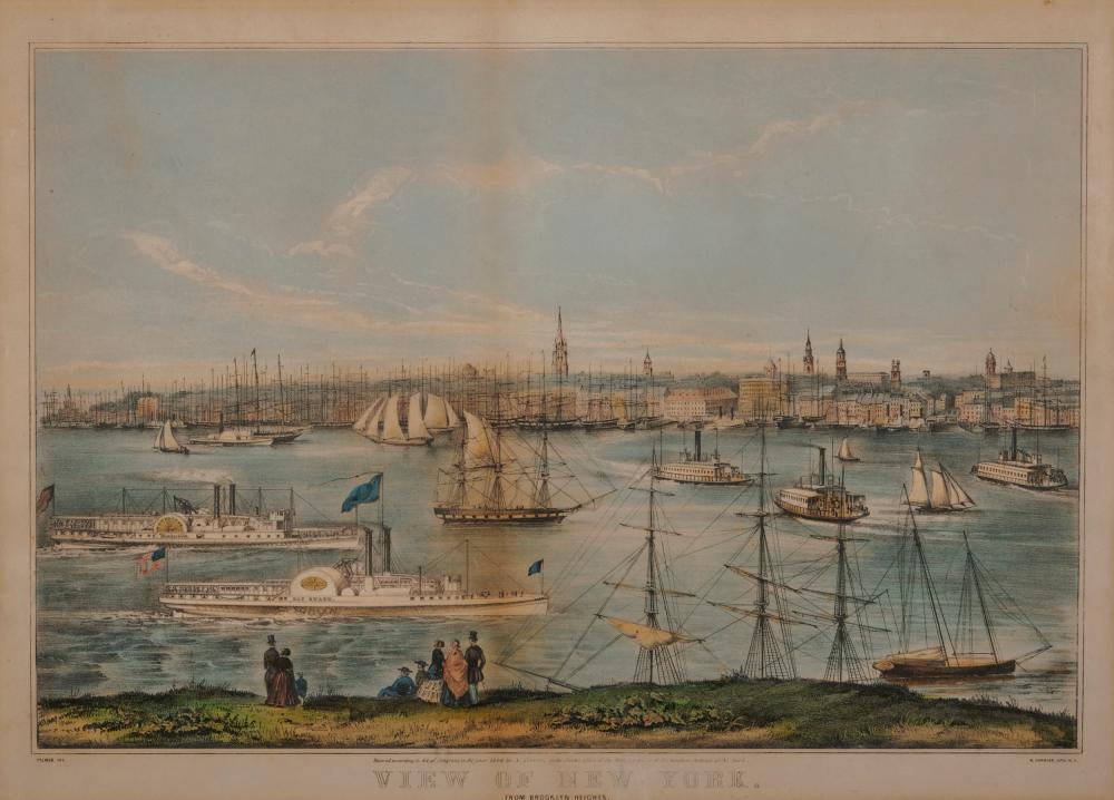 VIEW OF NEW YORK FROM BROOKLYN
