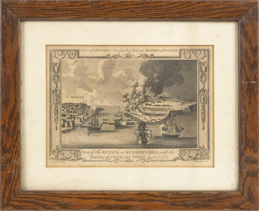 "VIEW OF THE ATTACK ON BUNKER'S