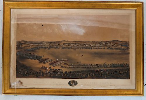 VIEW OF THE MASS. MILITIA- PRINTA
