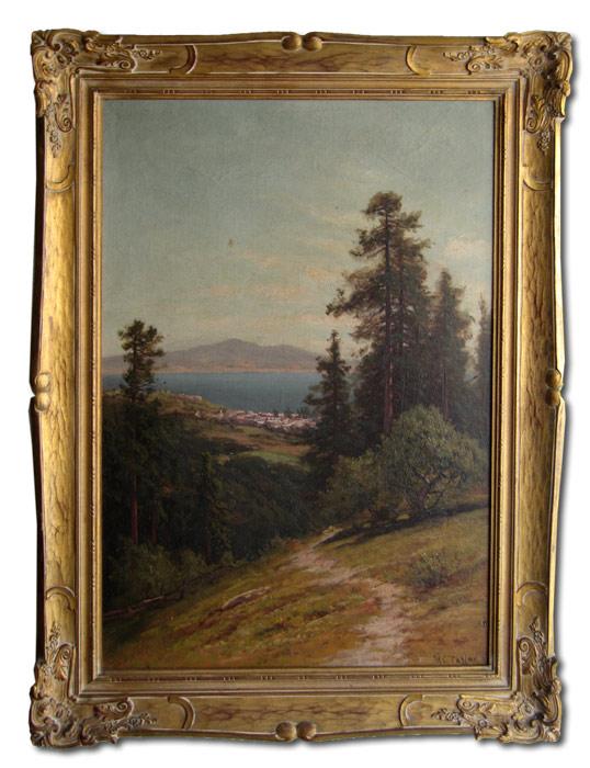 VIEW OF VILLAGE FROM THE PINE