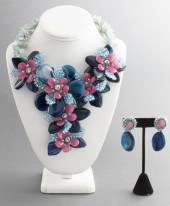 VILAIWAN FLORAL STONE AND BEAD