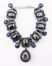 VILAIWAN SILVER TONE CRYSTAL R