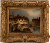 VILLAGE IN ENGLAND, 19TH CENTU
