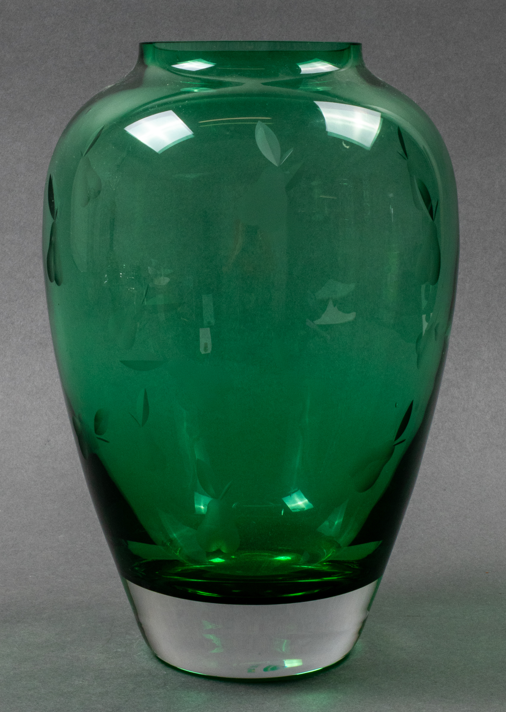 VILLEROY & BOCH GREEN ART GLASS