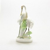 VINATGE HEREND BIRD FIGURINE,