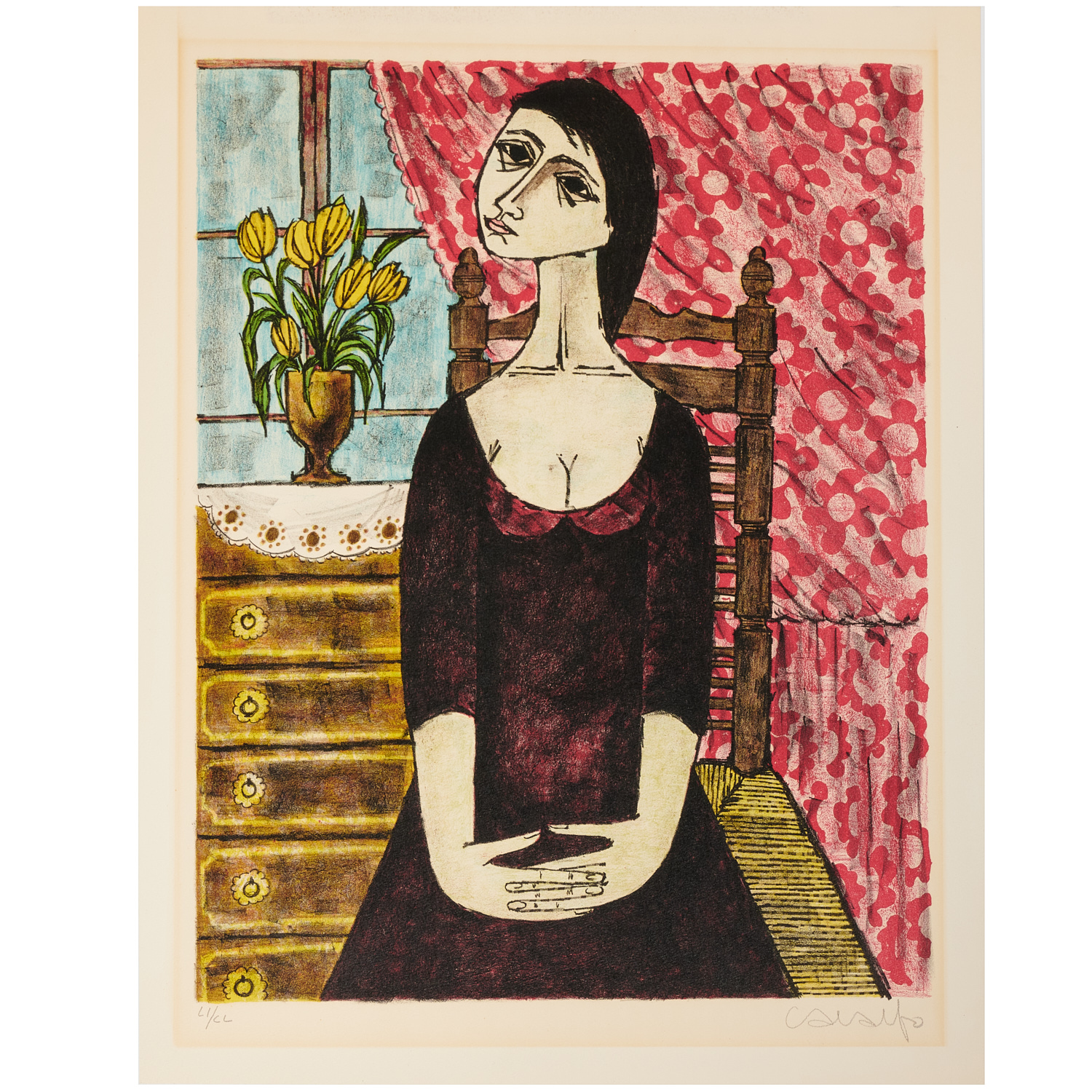 VINCENT CARALTO, LITHOGRAPH Vincent