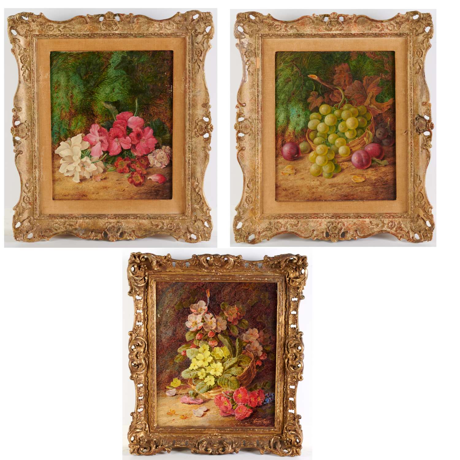 VINCENT CLARE, (3) STILL LIFE