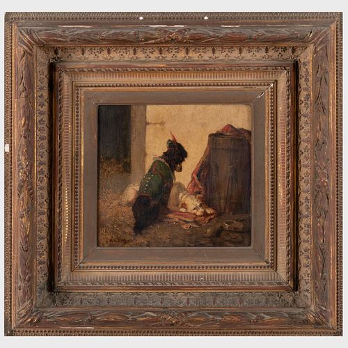VINCENT DE VOS (1829-1875): DOGS