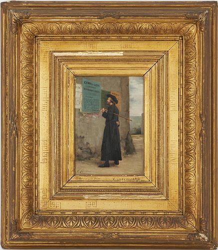 VINCENT J.B. CHEVILLIARD OIL ON