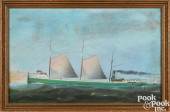 VINCENT NICKERSON PASTEL SHIP